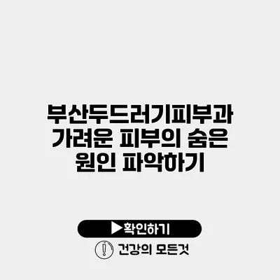 부산두드러기피부과 가려운 피부의 숨은 원인 파악하기